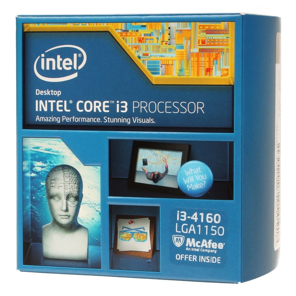 Intel Core i3-4160 Processor  (3M Cache, 3.60 GHz)