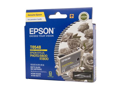 Mực in Epson T0548 - UltraChrome Hi-Gloss - Matte Black Ink Cartridge