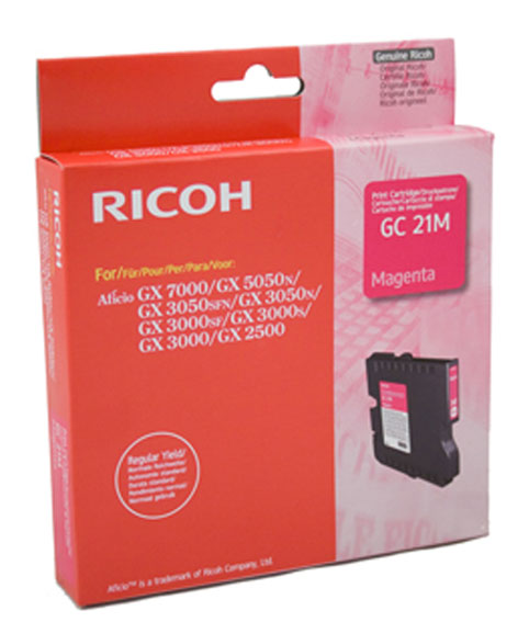 Mực in Ricoh GC21 Magenta Gel Cartridge